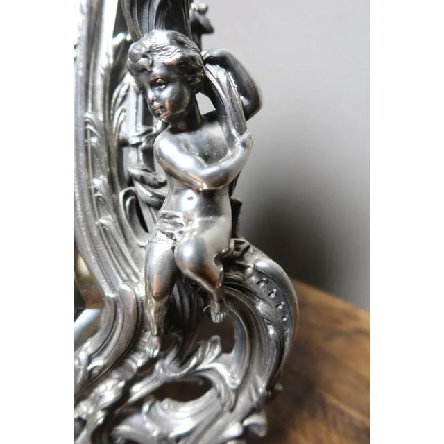 Table Mirror with Cherubs For Sale - Image 3 of 13