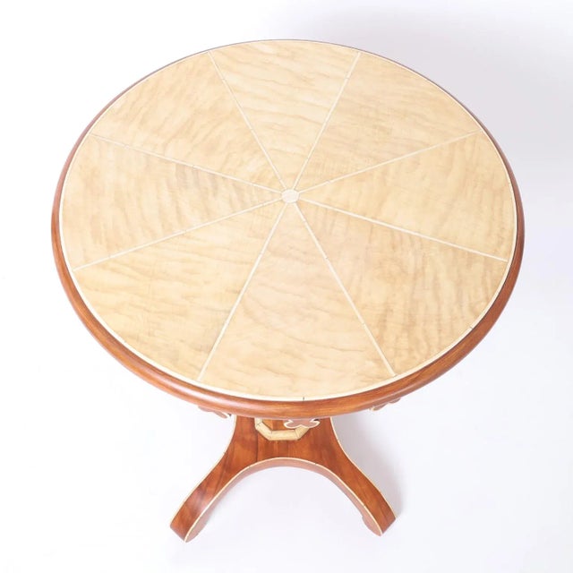 Pair of Mid-Century Italian Painted Stands For Sale In West Palm - Image 6 of 10