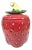 Strawberry Mojolica Canister For Sale