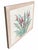 Oversized Signed S. McGrow Sculptural Floral Painting For Sale - Image 4 of 8