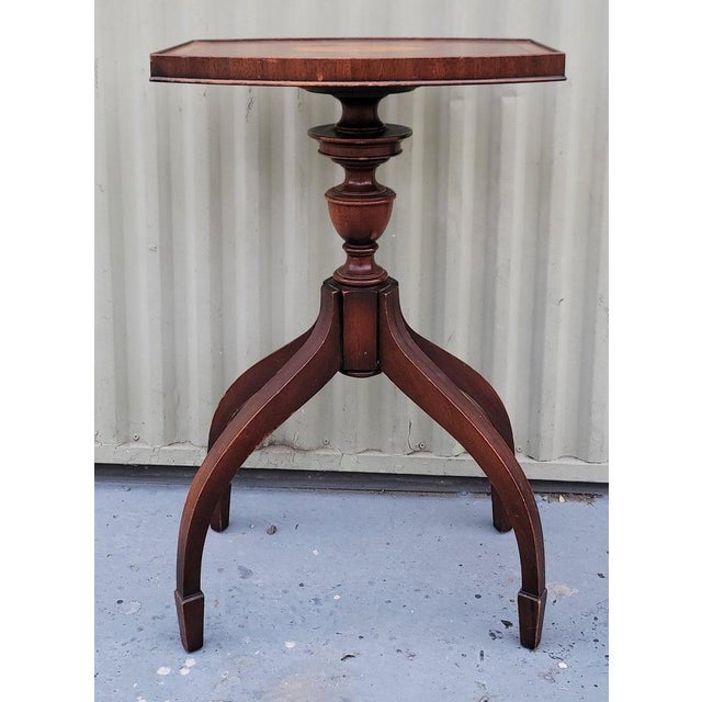 20Thc Inlaid Side Table For Sale In Los Angeles - Image 6 of 7
