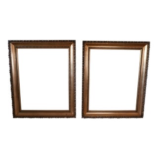 Gold Gilt Picture Frames - A Pair For Sale