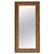 Vintage Rectangular Faux Bamboo Wall Hanging Mirror For Sale - Image 9 of 9