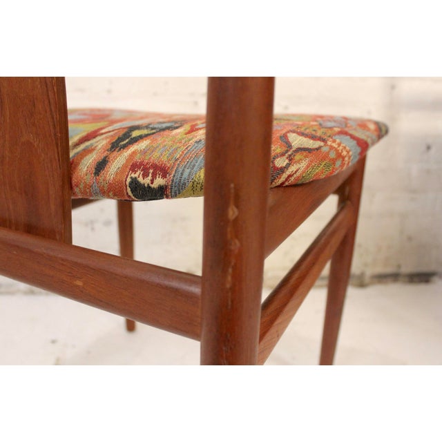 Mid 20th Century Set of 6 Mid-Century Danish Chairs Attributed to Henning Sorensen For Sale - Image 12 of 14