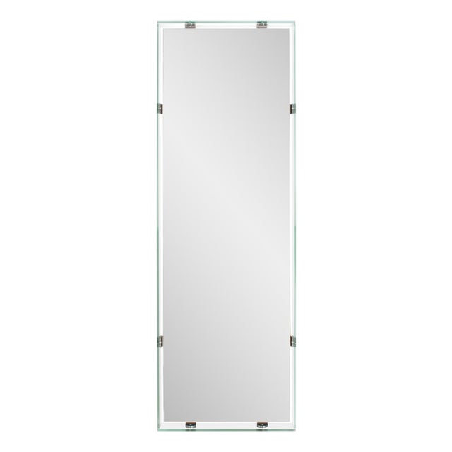 Vivaldo Floating Dressing Mirror with Glass Box Frame For Sale