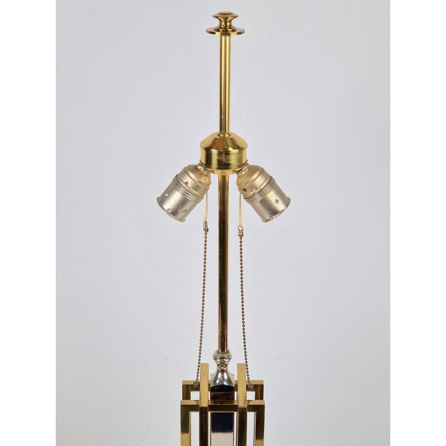 Metal Regency Table Lamp by Willy Daro, 1970s For Sale - Image 7 of 12
