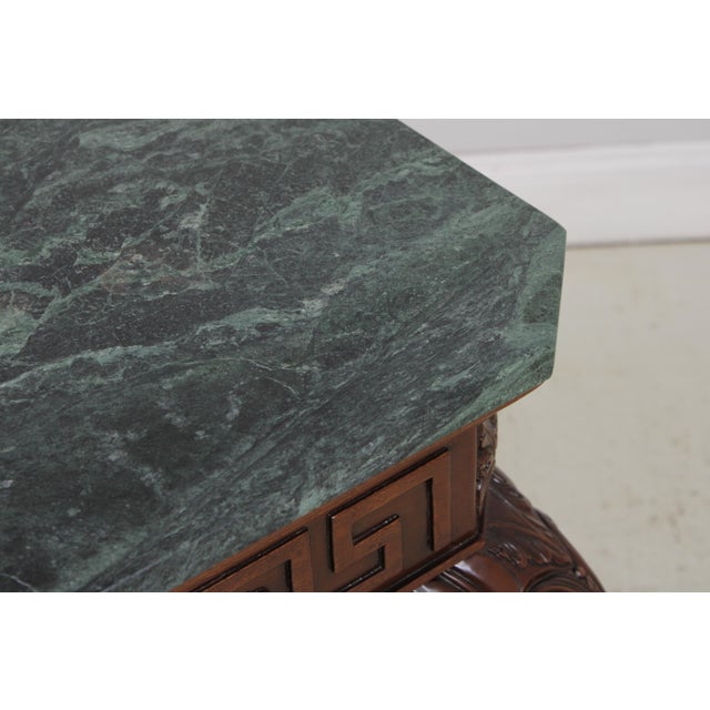 Ardley Hall Marble Top Lion Mask Table For Sale - Image 9 of 18