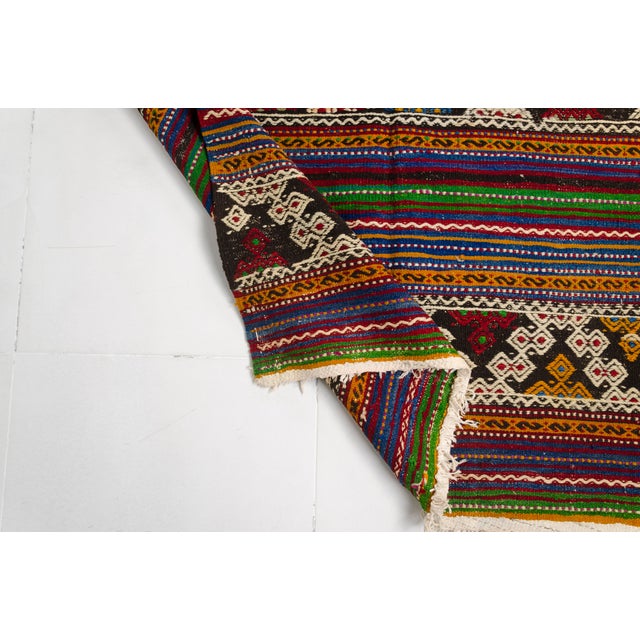 One a Kind Vintage Anatolian Kilim Rug For Sale - Image 4 of 11