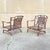 Late 20th Century Cast Aluminum Basket Weave Lattice Patio Outdoor Rocking Lounge Chairs - A Pair For Sale - Image 10 of 10