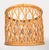 Wood 1970s Bohemian Round Bend Bambo Rattan Reed, Wicker Coffee or Cocktail Table Glass Top For Sale - Image 7 of 12