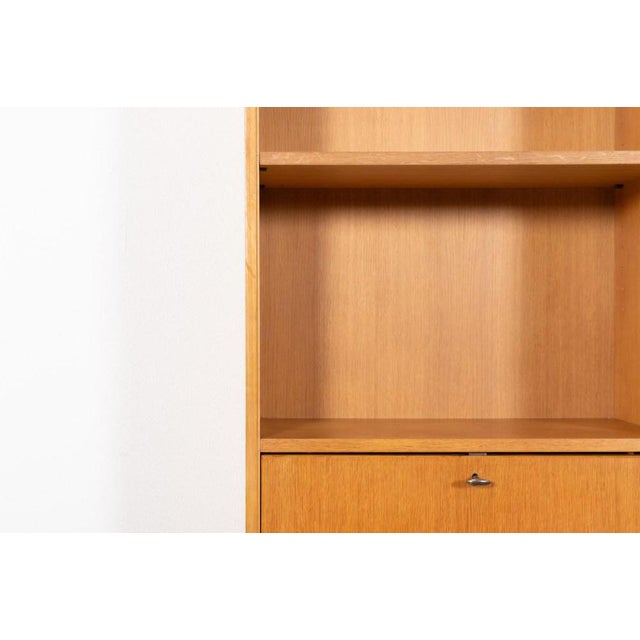 Vintage Swedish Oak Bar Cabinet, 1970s For Sale - Image 9 of 11