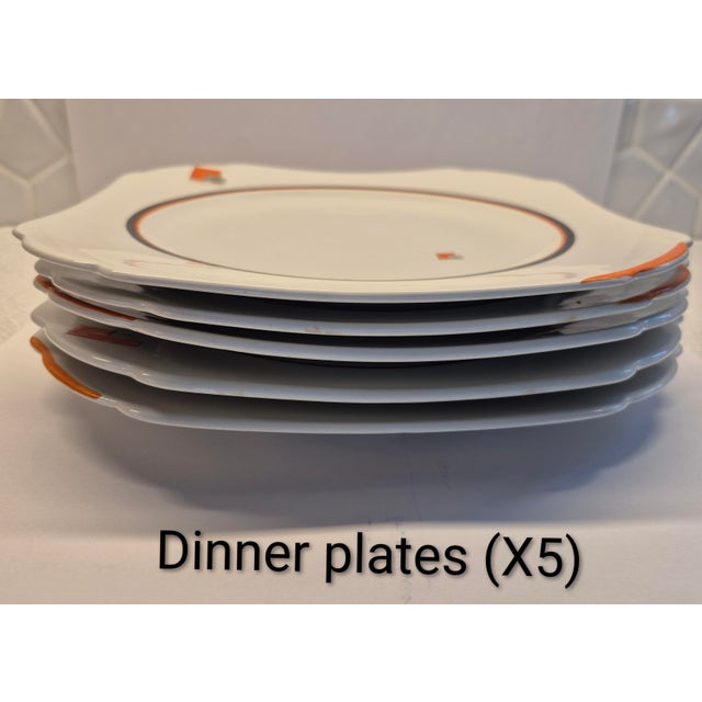 An extensive, museum-worthy collection of dishware by the English company, Shelley. The 23-piece set was designed by the...