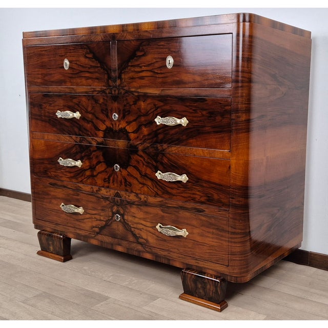 1930s Venetian Art Deco Chest of Drawers, 1934 For Sale - Image 5 of 18
