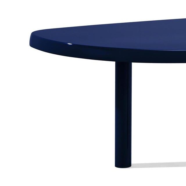 Forme libre table in night blue color designed by Charlotte Perriand in 1959. Relaunched by Cassina in 2011. Manufactured...