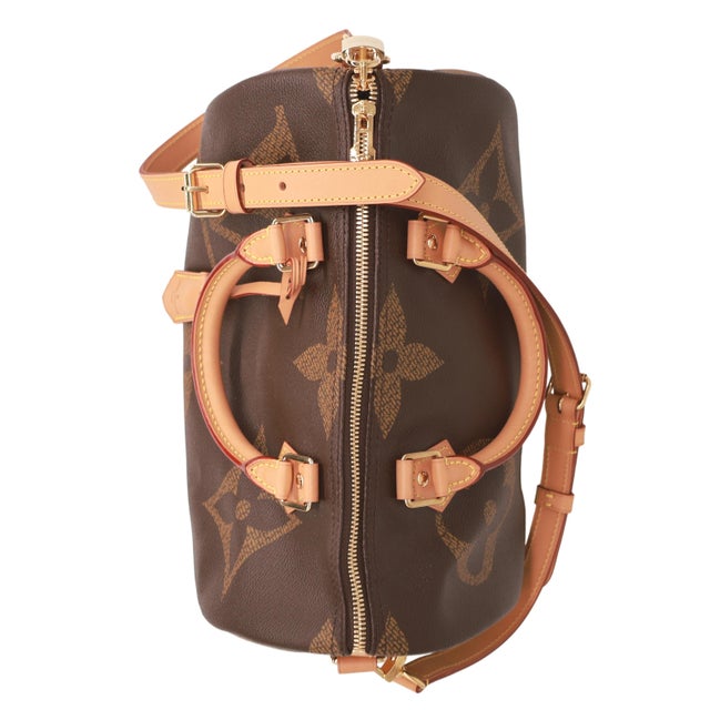 2010s Louis Vuitton Reverse Giant Monogram Speedy Bandoulière 30, 2019. For Sale - Image 5 of 14