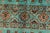 Turquoise Fine Khorjin Rug 7’9” X 11’3” Blue Wool Tribal Hand-Knotted Oriental Carpet For Sale - Image 8 of 15