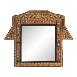 Moorish Marquetry Mirror Circa 1910 For Sale