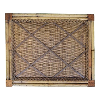 Rattan & Bamboo Bulletin Board For Sale