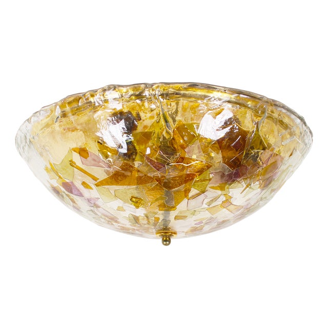 Large Ceiling Lamp in Murano Glass by La Murrina, 1980s For Sale