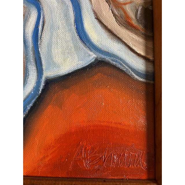 Paint Original Framed Oil Painting of Oysters and Lemons by Alexandra Brown For Sale - Image 7 of 8
