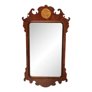 Henredon Chippendale Style Carved Mahogany 'Aston Court' Mirror