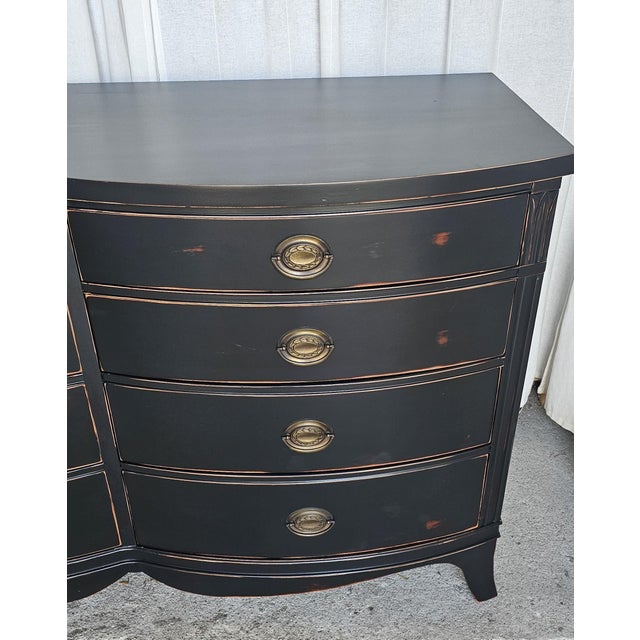 Vintage Black Dresser, Drexel, 1950's For Sale In Los Angeles - Image 6 of 16
