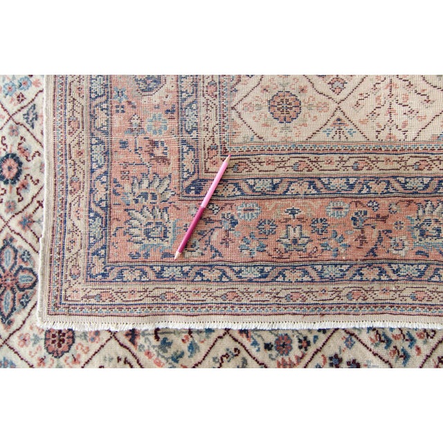 House of Séance - 1930s Vintage Sivas Hand-Knotted Rug - 5’11” X 9’ For Sale - Image 9 of 11