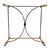 Italian Brass and Glass Coffee Table, Hollywood Regency Style, 38.75", Circa 1970s For Sale - Image 11 of 12