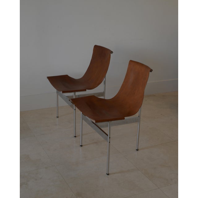 1950s Katavalos, Littell, and Kelly - T-Chairs by Laverne International Usa For Sale In Palm Springs - Image 6 of 8