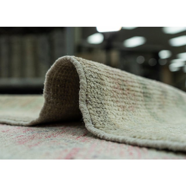 Textile Turkish Oushak Rug 5'2" x 7'6" #19306 For Sale - Image 7 of 8