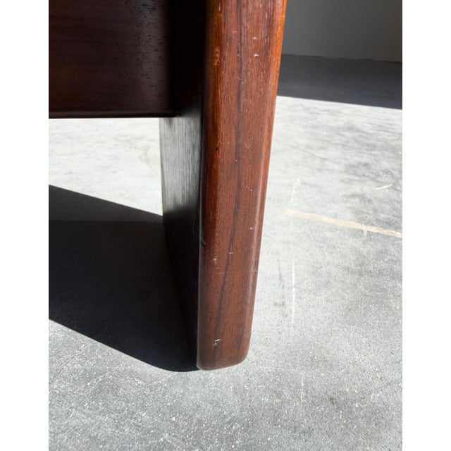 Mid Century Afra & Tobia Scarpa for Gavina Bastiano Leather & Rosewood Club Chair For Sale - Image 12 of 14