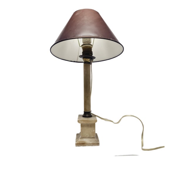 Metal Art Deco Bedside Lamp, Belgium, 1950s For Sale - Image 7 of 9