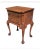 Traditional Vintage George III Style Genuine Mahogany Two Drawer Side Table, Circa 1940s For Sale - Image 3 of 10