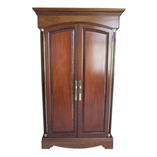 M Craig Armoire in Honduras Mahogany For Sale