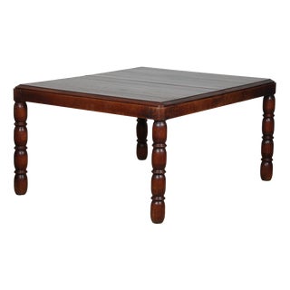 Vintage French Extendable Dining Table, 1940s For Sale