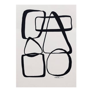 Original Modern Art "Stacking Shapes" For Sale