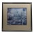 Late 20th Century Jean-Pierre Brunet Sacré-Cœur Montmartre Blue Monochrome Framed Paris Print For Sale