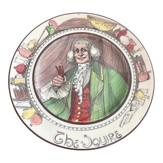 Royal Doulton the Squire Plate Circa 1909-1940 For Sale