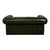 Forest Green Dark Green Leather Chesterfield 2-Seater Sofa For Sale - Image 8 of 10