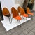 A6 Chairs in Wood and Leather by Joseph-André Motte for Steiner, France, 2000s, Set of 6 For Sale - Image 13 of 18