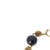 Joais - Bracelet with beads and 19.2K gold. Portuguese, 20th century; composed of 14 mm smooth lapis lazuli beads...