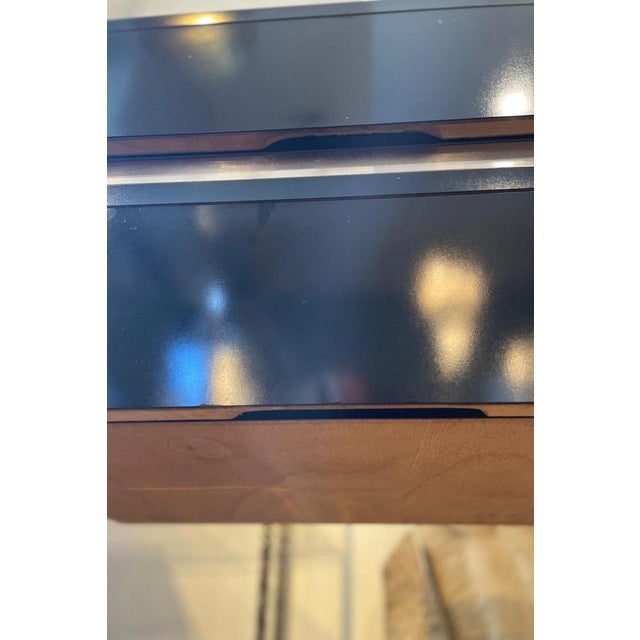 Black Chest of Drawers in Steel and Wood, 1960s For Sale - Image 11 of 18