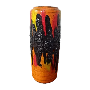 Fat Lava Ceramic No. 532-28 Vase from Scheurich, 1970s