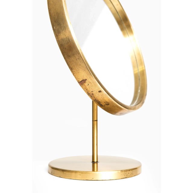 1950s Scandinavian Modern Table Mirror, 1950s For Sale - Image 5 of 6