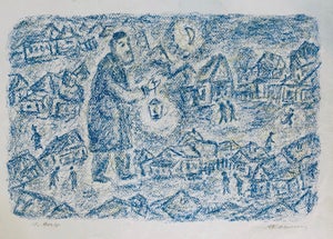 Anatoli Lvovich Kaplan, Shtetl Scene