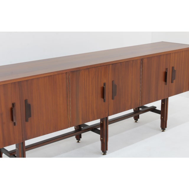 Wood Vintage Italian Sideboard, 1960s For Sale - Image 7 of 8