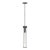 Kelly Wearstler for Visual Comfort Signature Liaison Long Pendant in Bronze with Clear Glass For Sale