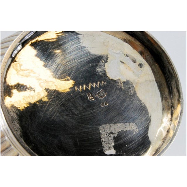 Fluted Silver Milk Jug with Half-Body Design For Sale - Image 4 of 11