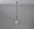 Italian Pendant Lamp in Brass and Opaline Glass, 1950s For Sale - Image 4 of 12