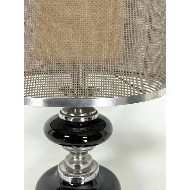 Paint Space Age Table Lamp in Chrome and Lacquer, Italy, 1970s For Sale - Image 7 of 11